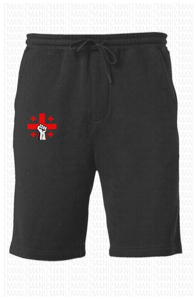 Shorts with embroidered Georgian Flag 