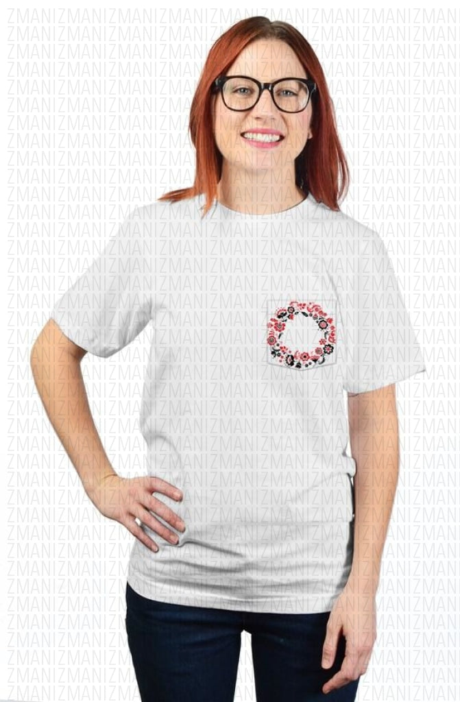 T-shirt with traditional Ukrainian ornament