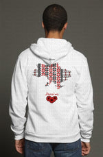 Hoodie with traditional Ukrainian ornament