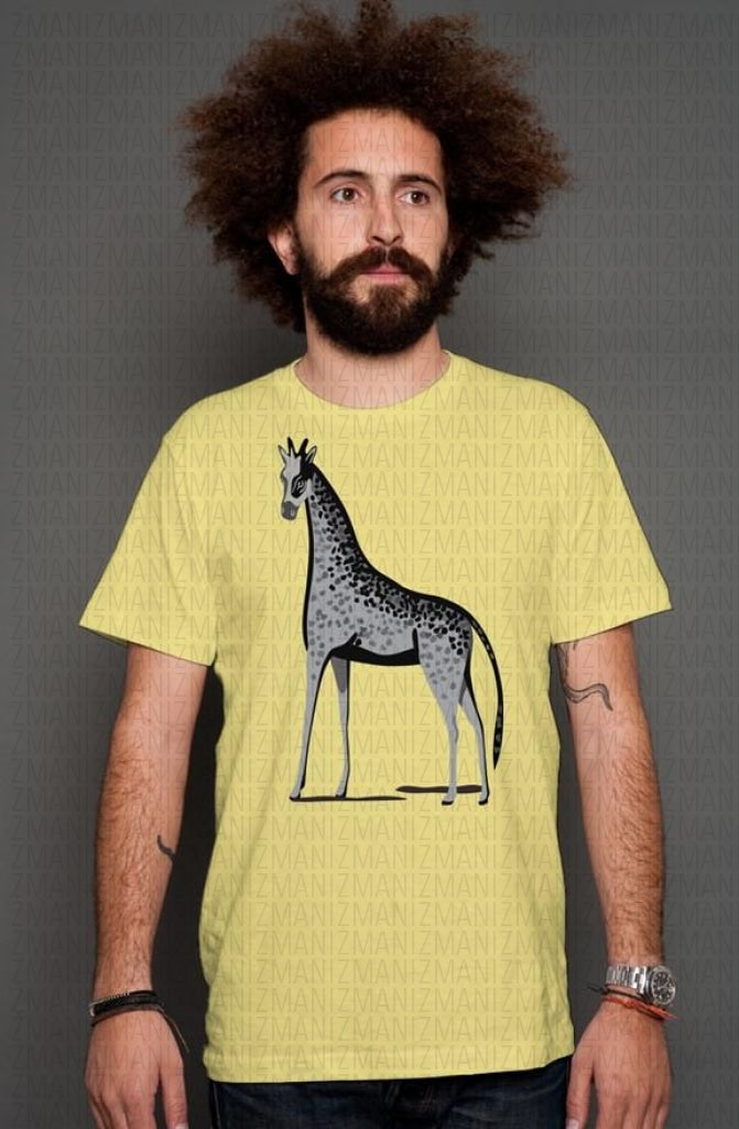 Unisex t-shirt printed Niko Pirosmani's Giraffe 