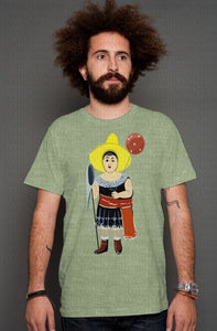 Unisex t-shirt printed Niko Pirosmani's Girl w/ Baloons