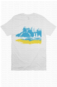 T-shirt with Ukrainian capital's skyline