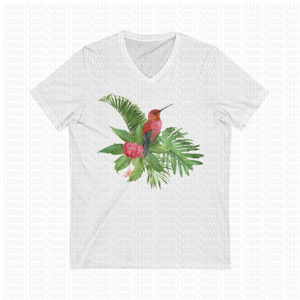 Unisex Jersey Short Sleeve V-Neck Tee