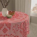 Table Cloth Traditional pale red