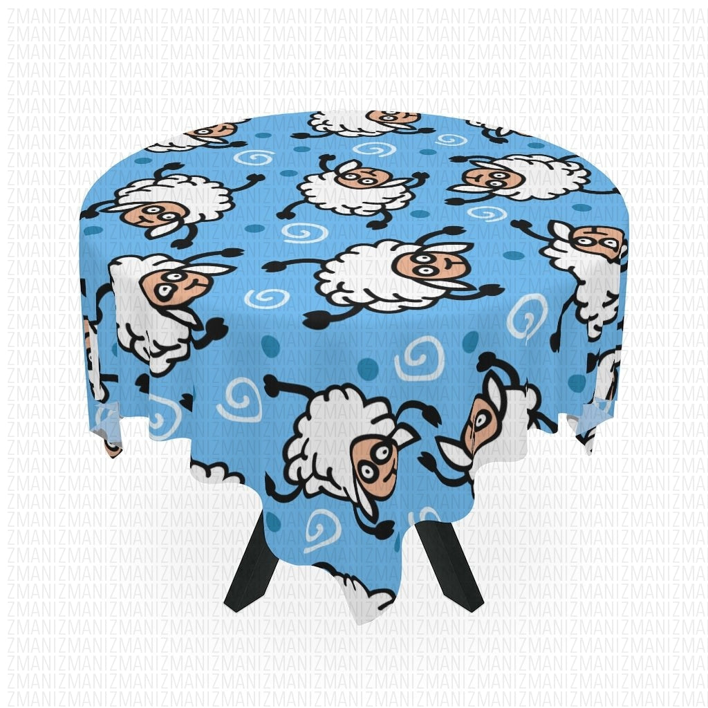 Table Cloth cute sheeps
