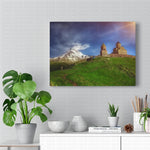 Mount Kazbegi & Gergeti trinity Stretched canvas