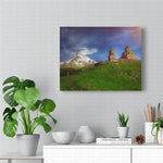 Mount Kazbegi & Gergeti trinity Stretched canvas