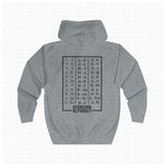 Unisex Full Zip Hoodie