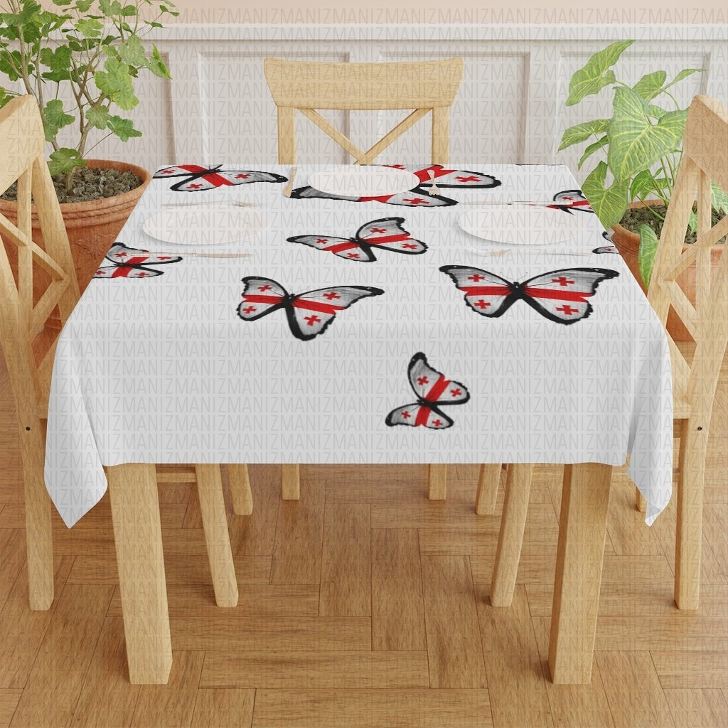 Table Cloth Butterflies