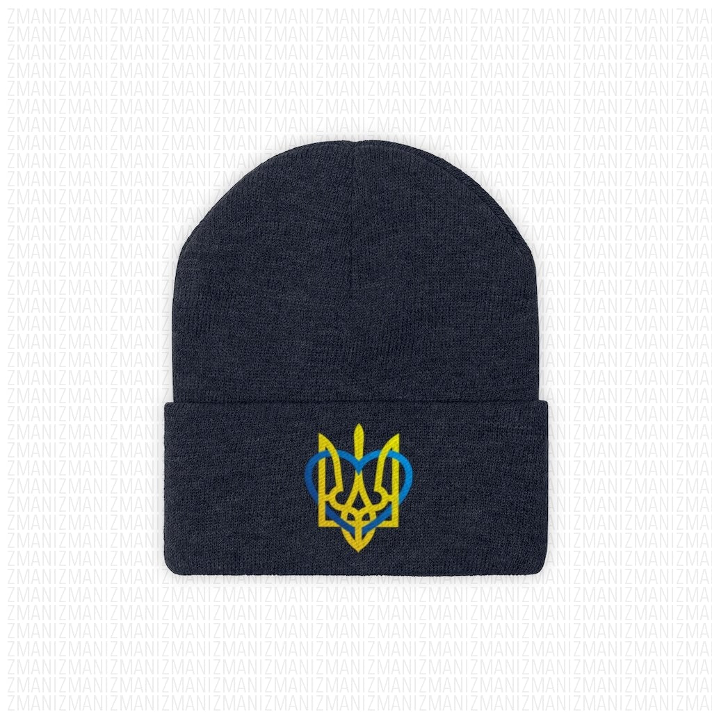 Knit Beanie Embroidery