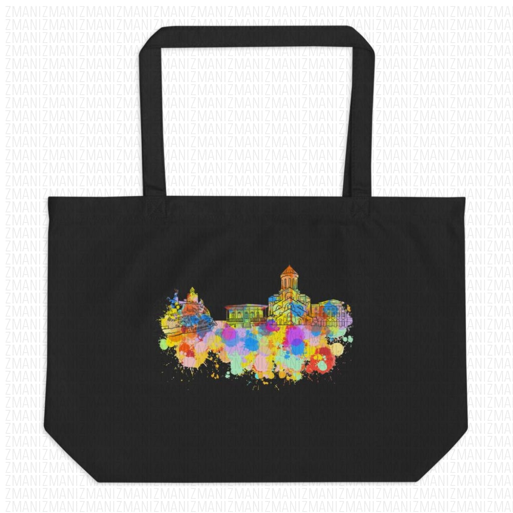 Large organic tote bag
