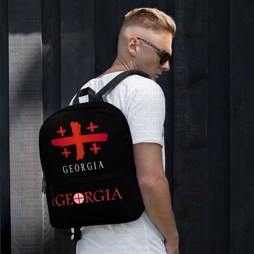 Backpack with Georgian Flag