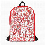 Backpack with Georgian Alphabet