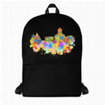 Backpack with colorfull Tbilisis skyline