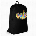 Backpack with colorfull Tbilisis skyline