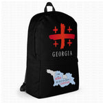 Backpack with map of Georgia