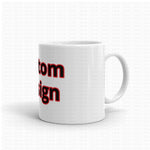 White glossy mug